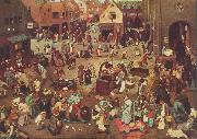 Pieter Bruegel, Fight Between Carnival and Lent